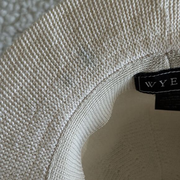 Wyeth Woven Wide Brim Panama Hat - Beige Tan - O/S‎ - Picture 3 of 6